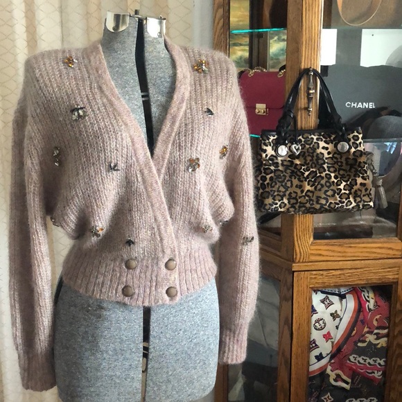 Anthropologie Sweaters - Anthropologie Charlie & Robin Mohair Cardigan S/M